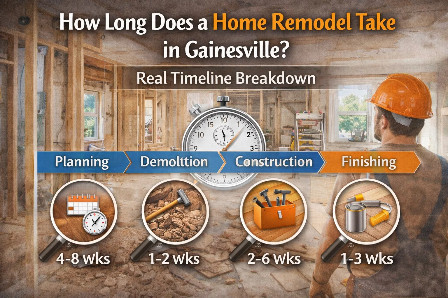 How Long Does a Home Remodel Take in Gainesville? Real Timeline Breakdown